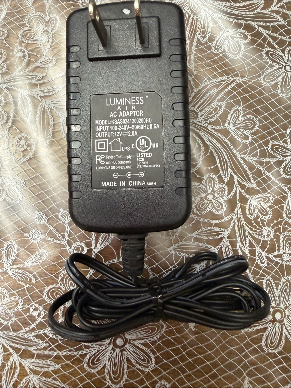 AC Adapter for Luminess AIR OEM Makeup Airbrush Machine Power Supply Straight